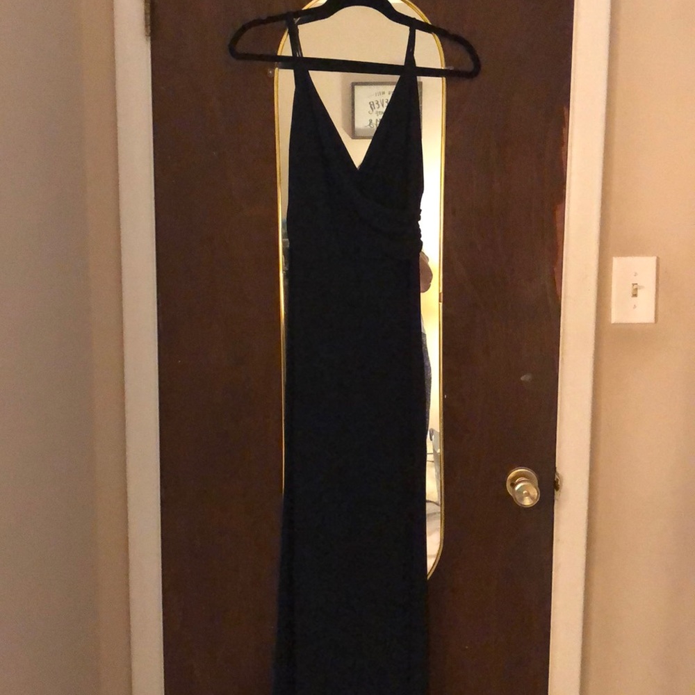 Navy Blue Maxi Dress
